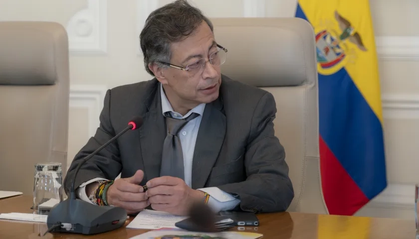 El Presidente Gustavo Petro.