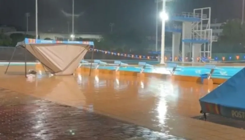 La Piscina Olímpica de Santa Marta.