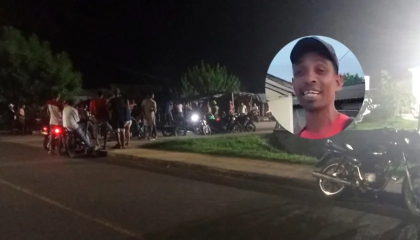 Reinaldo José González Medina y el lugar de los hechos.