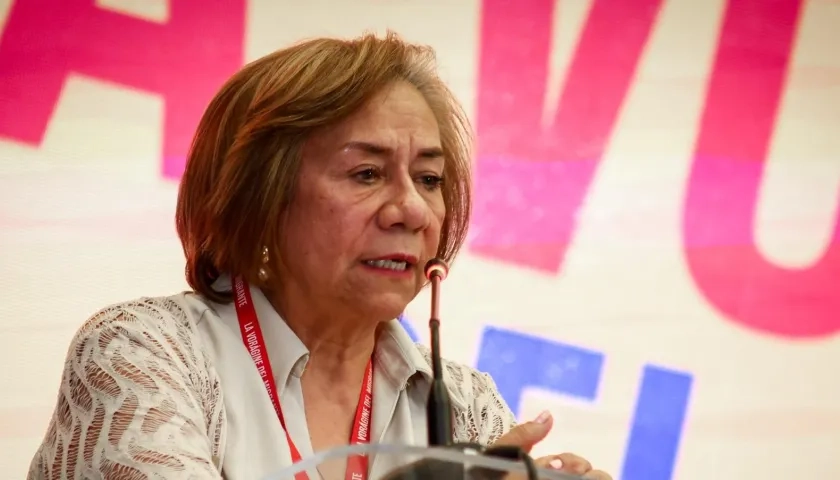 La Canciller Rosa Yolanda Villavicencio.