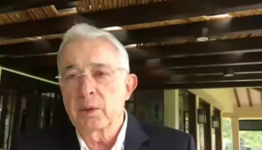 El expresidente Álvaro Uribe Vélez.
