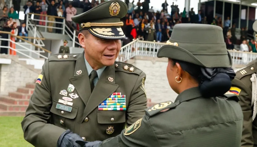 Director de la Policía Nacional, brigadier general William Rincón Zambrano.