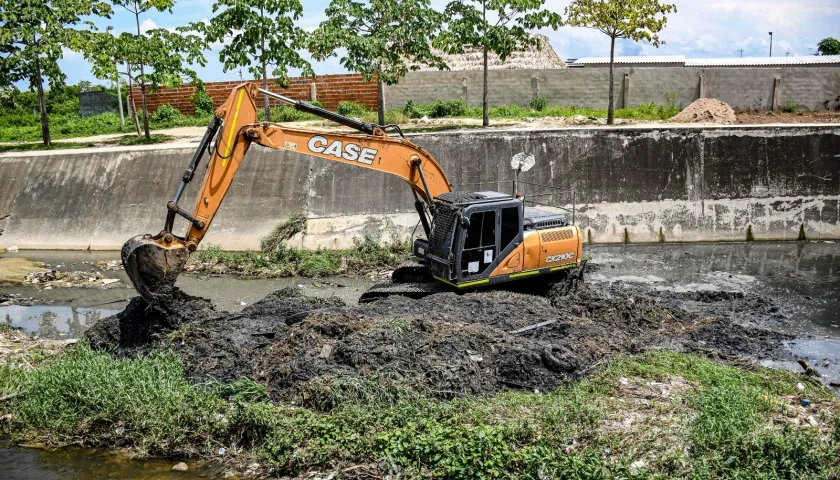Limpieza de arroyos en Barranquilla. 