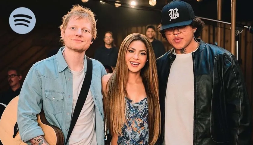 Ed Sheeran, Shakira y Beéle. 