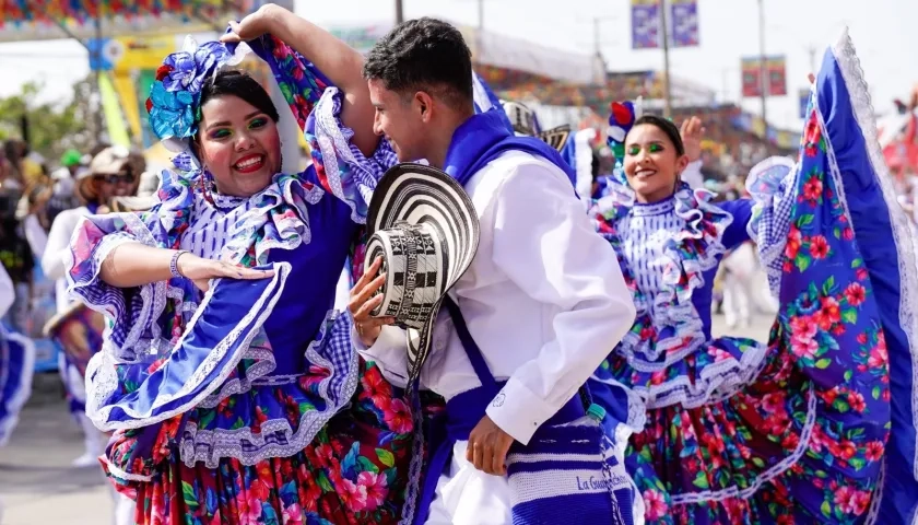La cumbia es una de las danzas más representativas del Carnaval de Barranquilla. 