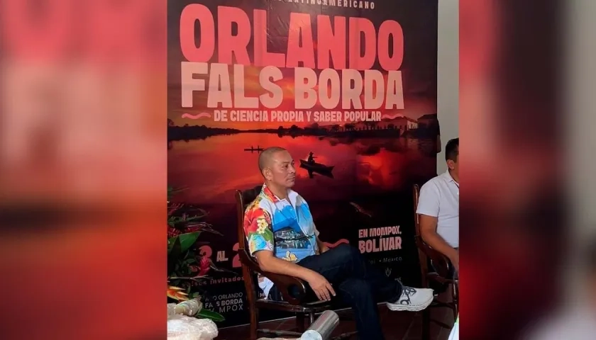 En Mompox, el Secretario de Cultura asistió al 'Encuentro Latinoamericano Orlando Fals Borda'.