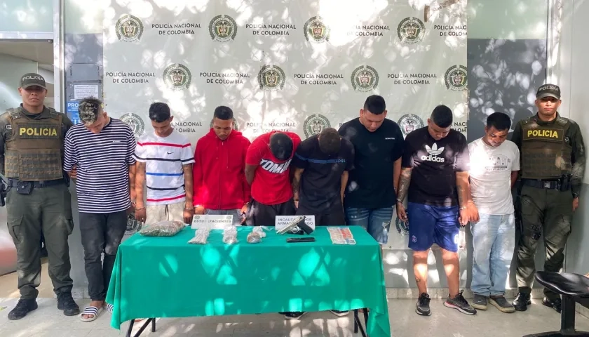 Serían presuntos integrantes de la banda ‘Los cogelones’.