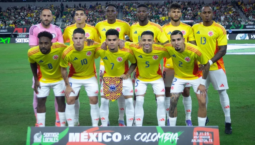 Selección Colombia disputó el amistoso contra México. 
