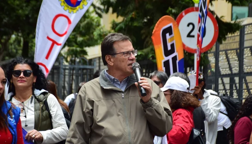 Fabio Arias Giraldo, presidente de la CUT. 
