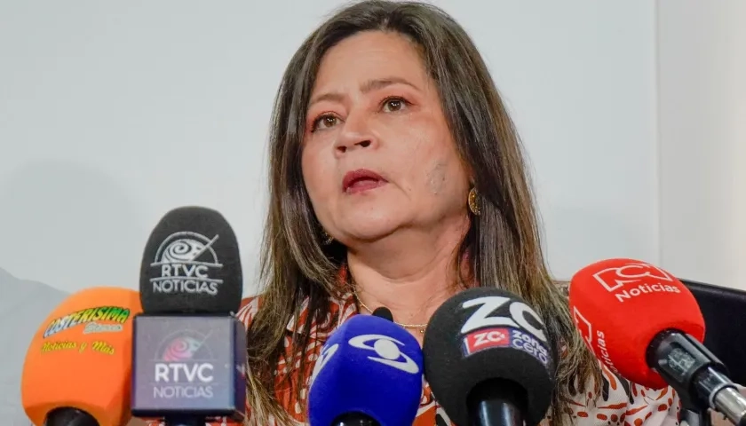 María Fernanda Rojas, ministra de Transporte.