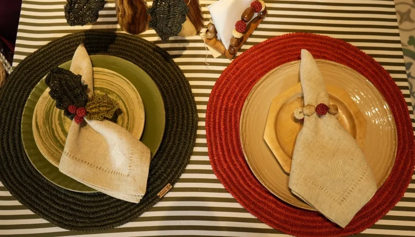 Estos son algunos artículos que tejen los artesanos del departamento. 