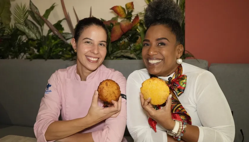  Carolina Manotas, chef de Narcobollo y Milena Lora, cocinera tradicional.