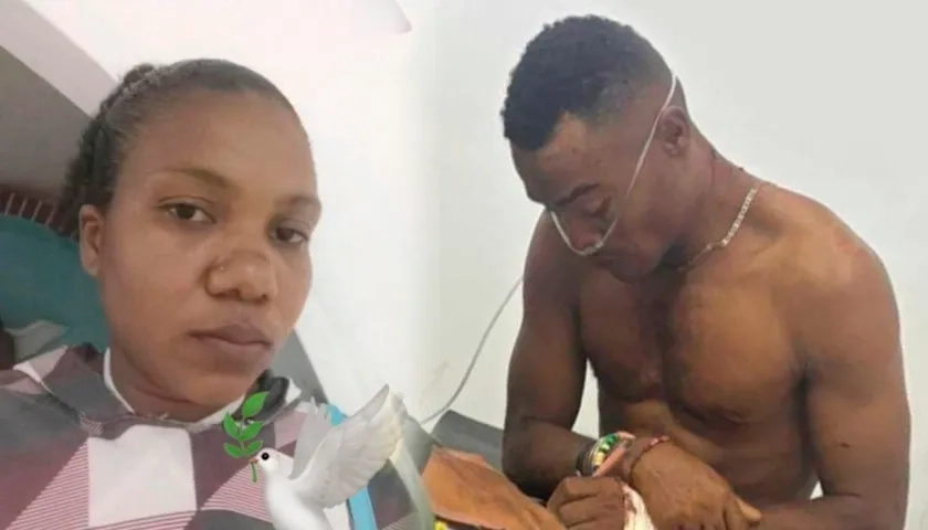 Januaris del Rosario Rodríguez y presunto feminicida. 