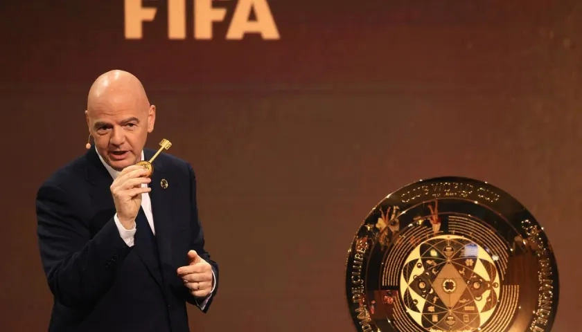 El suizo Gianni Infantino, presidente de la FIFA.