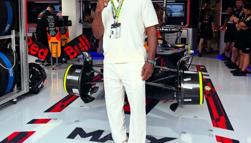 Evander Holyfield, excampeón mundial de los pesados.