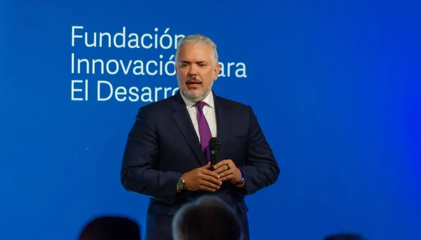 Iván Duque, expresidente de Colombia. 