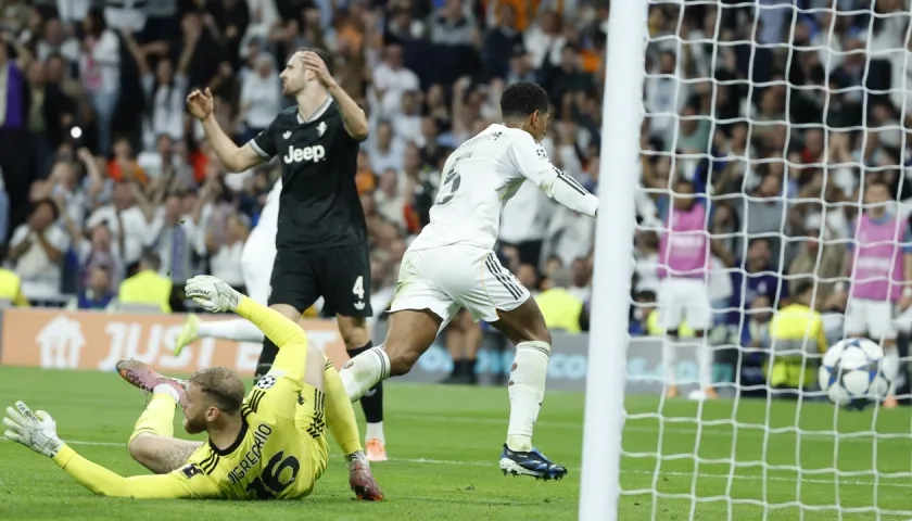 El único gol del partido marcado por el inglés Jude Bellingham.