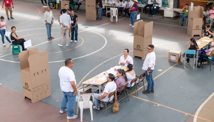 Jurados de votación.