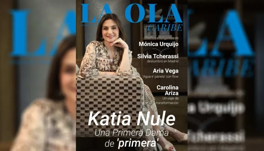 Katia Nule, primera dama del Distrito de Barranquilla.