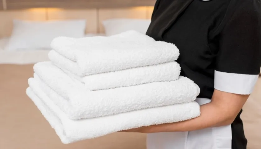 Lavandería de hotel.