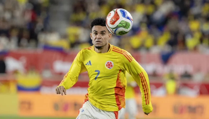 Luis Díaz tuvo la opción de gol más clara del partido para Colombia.