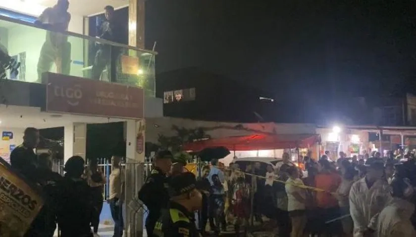 Lugar donde ocurrió la masacre el pasado 3 de octubre. 