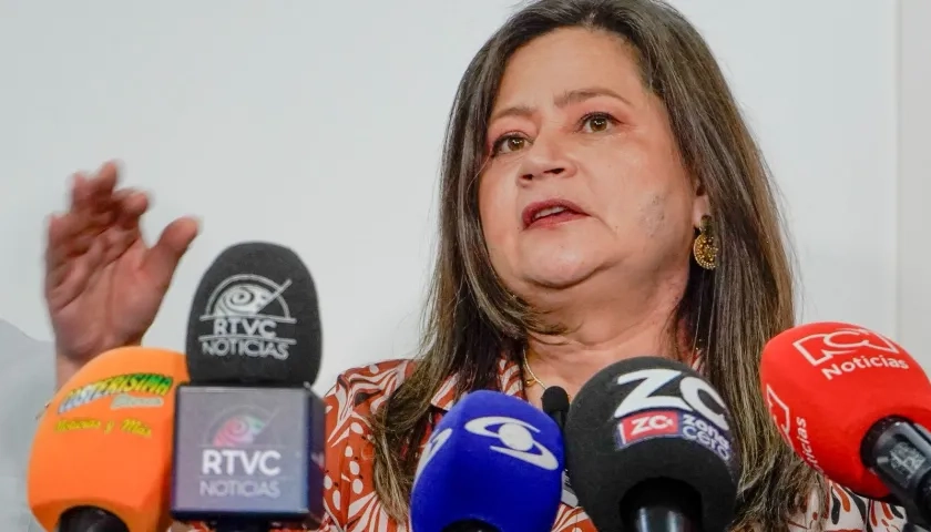 María Fernanda Rojas, ministra de Transporte.