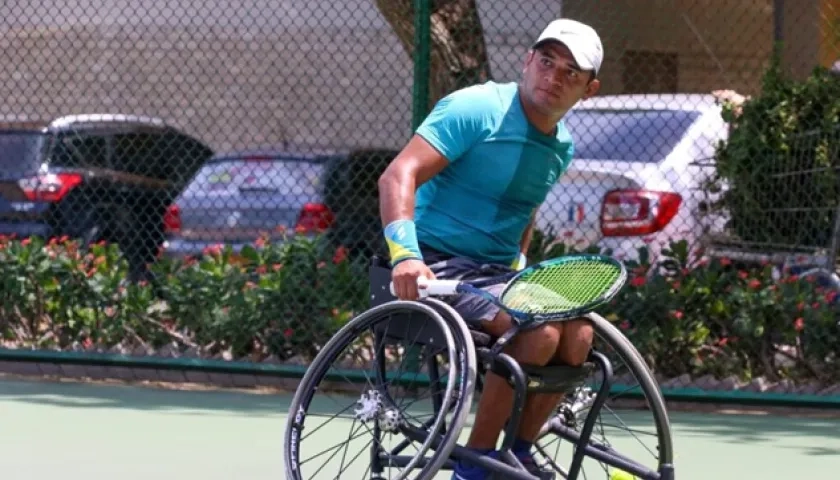 El tenista bogotano Manuel Sánchez. 