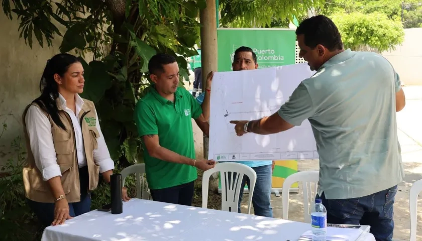 Jornada de socialización de las obras en Villa Campestre.