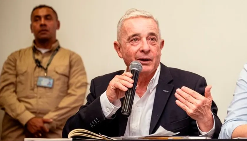 Álvaro Uribe Vélez, expresidente de Colombia.