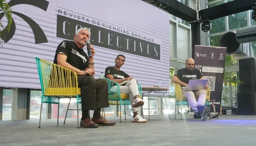 Blas Zubiría Mutis, Adriano Diez Jiménez y José Manuel Romero Tenorio, docentes de al Universidad del Atlántico.