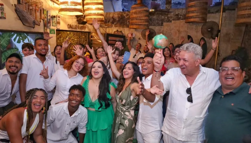 Aida Bossa en el lanzamiento de 'Plátano maduro'.