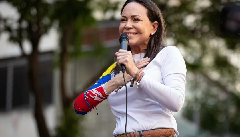 María Corina Machado, líder opositora venezolana.