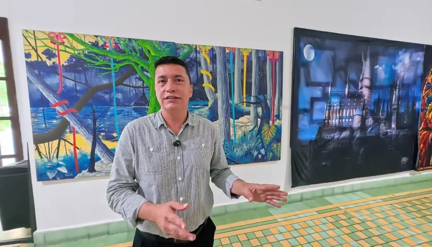 Diego Monsalve, director de la biblioteca. 