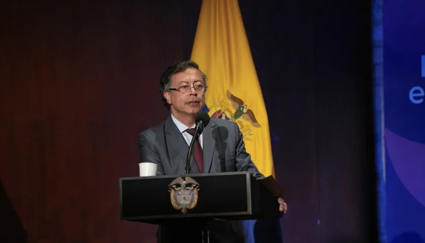 El Presidente Gustavo Petro.