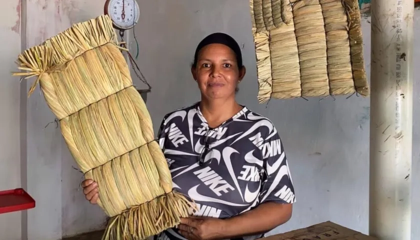 María Josefa Romo Olaya, beneficiaria del proceso de restitución en El Piñón, Magdalena.