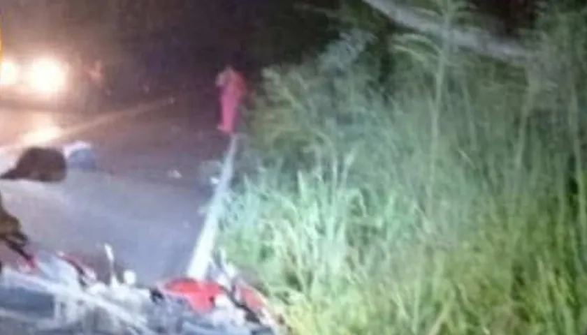 Lugar del accidente.