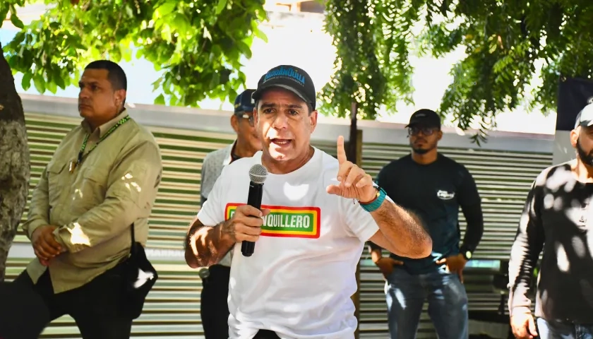 El Alcalde de Barranquilla, Alex Char.