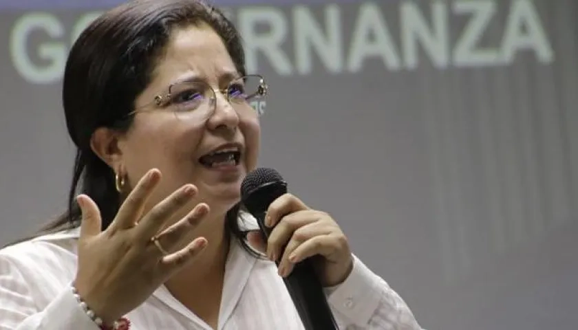 Alcira Sandoval, alcaldesa de Soledad. 