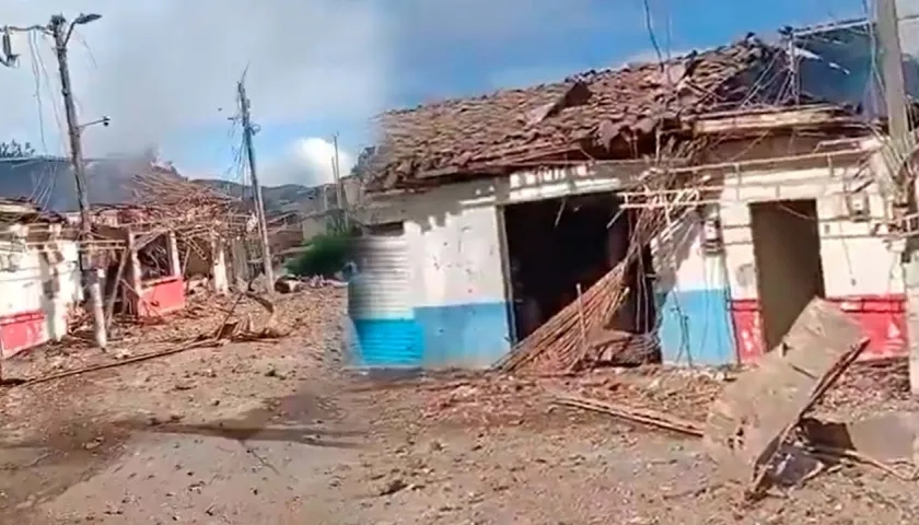 Ataque con explosivo a puesto de Policía en Mondomo.