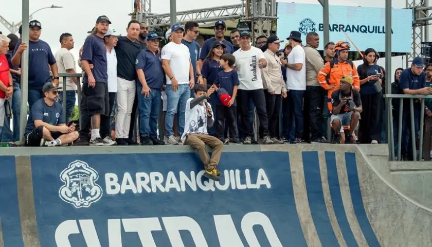Inauguración del skatepark.
