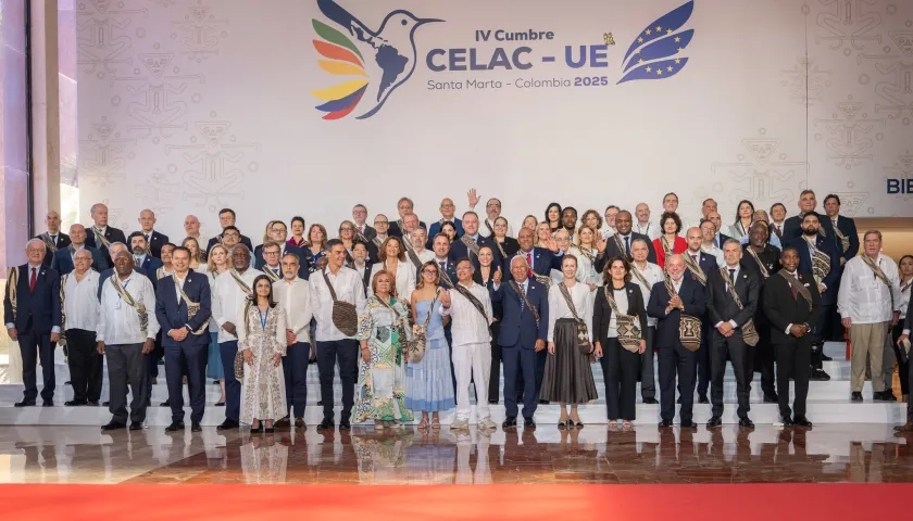 La foto oficial de la Cumbre CELAC-UE.
