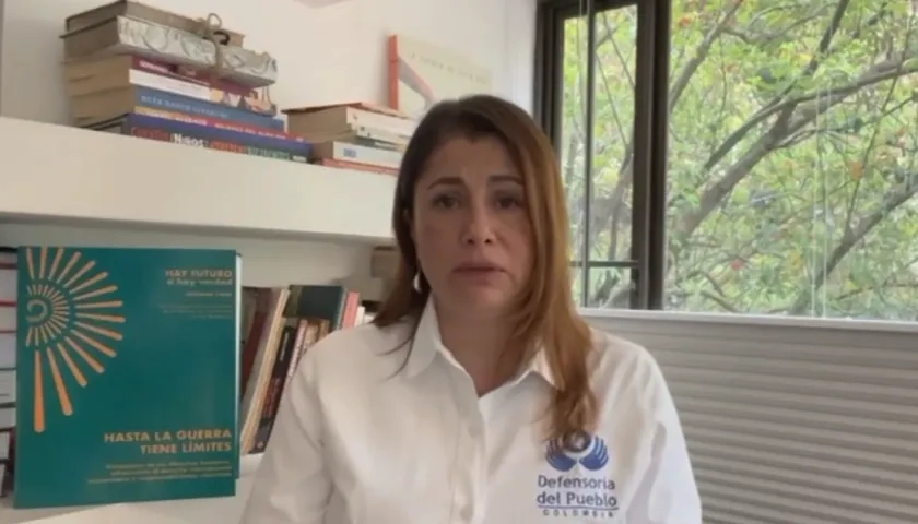 Iris Marín Ortiz, defensora del Pueblo. 