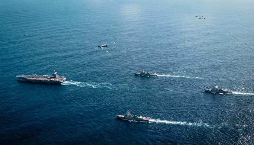 Despliegue estadounidense.