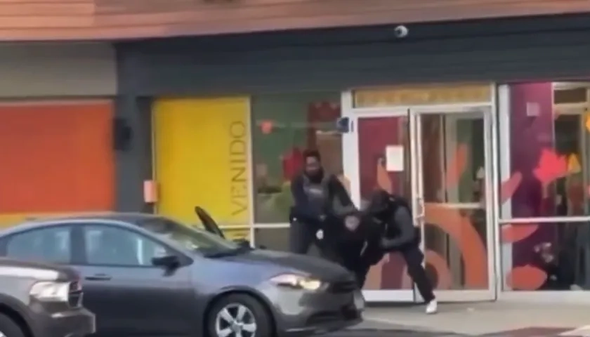 Momento de la detención.