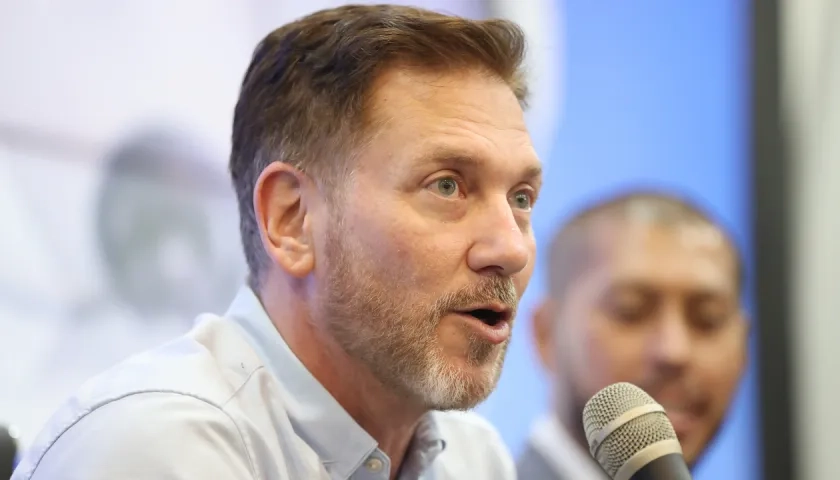 El presidente de la Conmebol, Alejandro Domínguez.