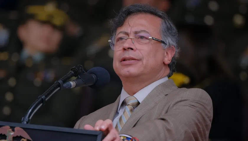 El Presidente Gustavo Petro.