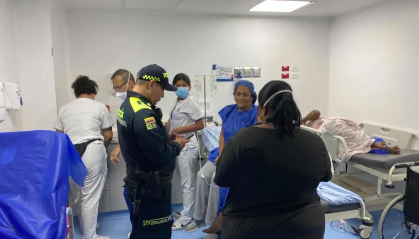 Imagen de la atención en urgencias.