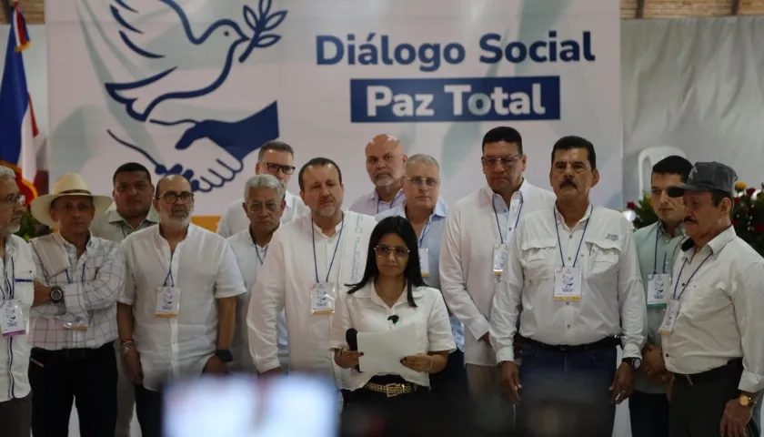 Varios de los exjefes paramilitares.