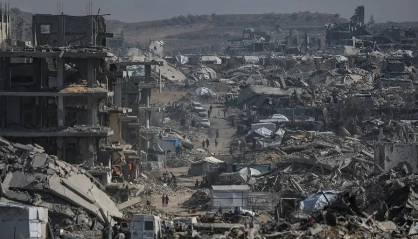 Desastres en Gaza por los ataques de Israel.